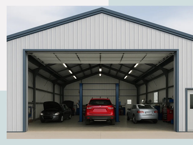 Ангары из сэндвич панелей от 612 руб. в Красный Сулин