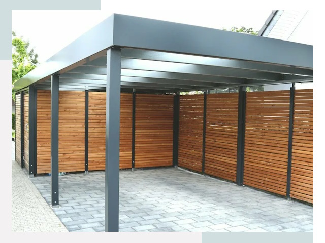 Навесы для парковки в Красном Сулине