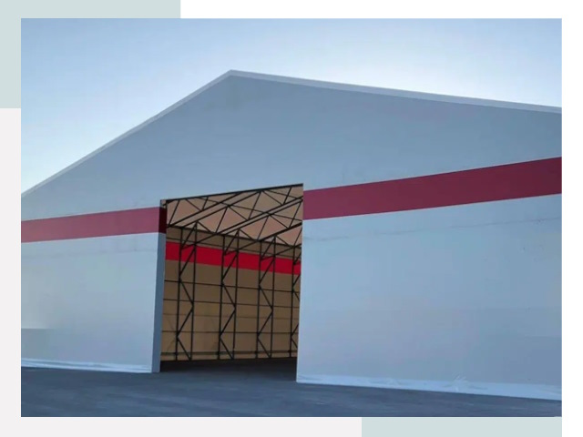 Быстровозводимые ангары в Красном Сулине