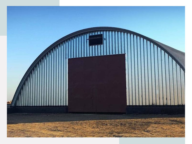 Арочные ангары в Красном Сулине
