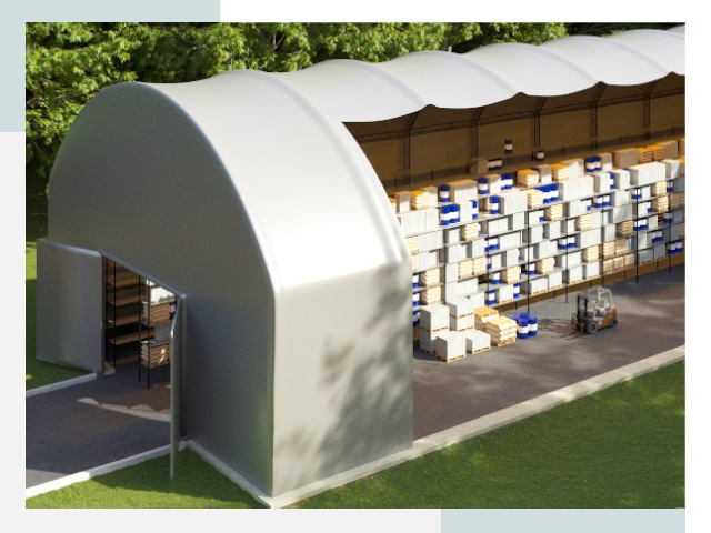 Тентовые ангары в Красном Сулине