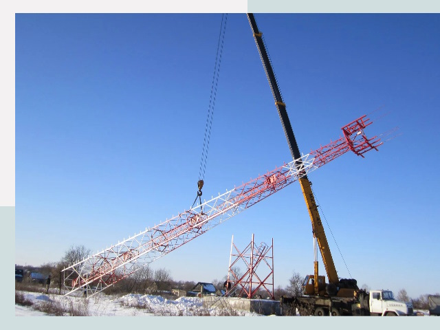 Строительство башен связи в Красном Сулине от 612 руб.