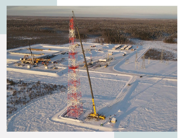 Мачты связи в Красном Сулине