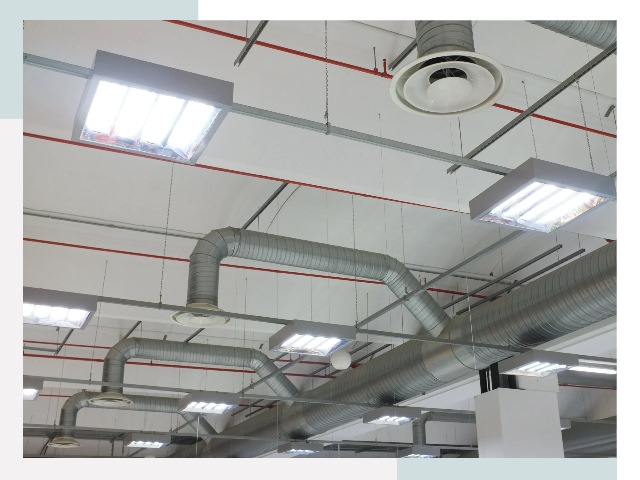 Вентиляция ангаров в Красном Сулине