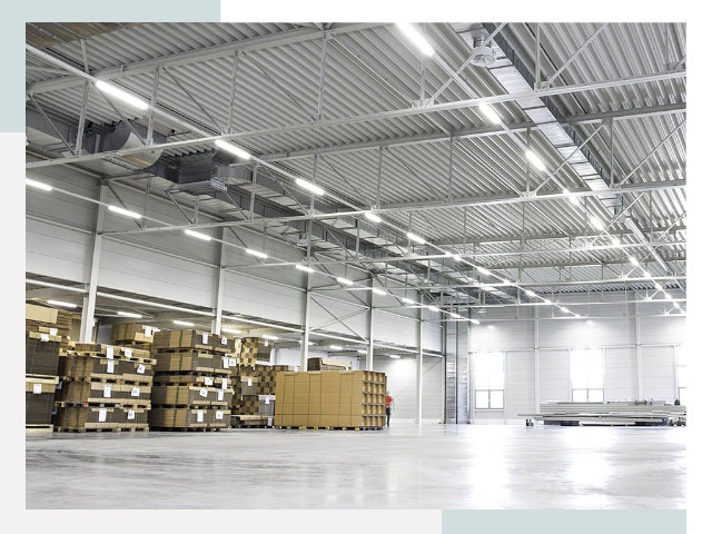 Освещение ангаров в Красном Сулине