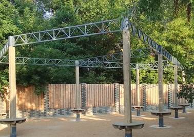 Терраса из металлоконструкций под ключ, проектирование, изготовление и монтаж от СтальСтрой-Крл